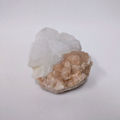 Apophyllite with Peach Stilbite