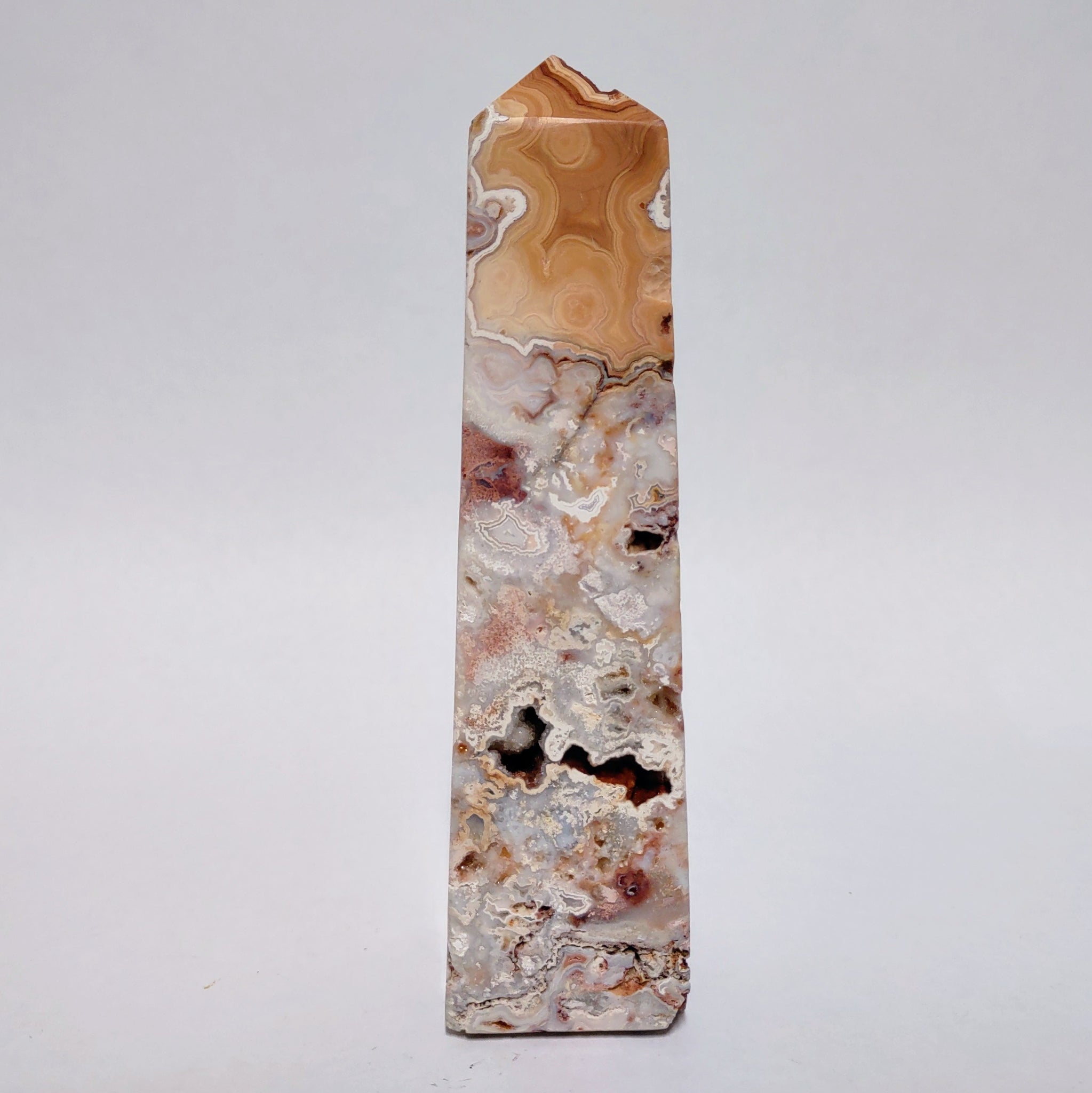Crazy Lace Agate Tower